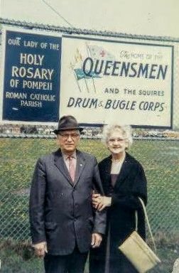 Queensmen organizers Silvio & Katherine Rugani on Easter Sunday 1969