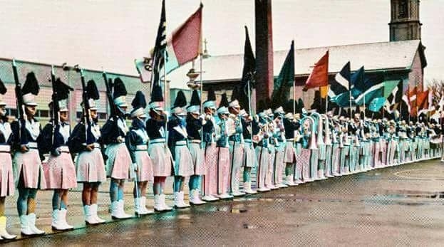Queensmen photo in Kenosha news article 1992
